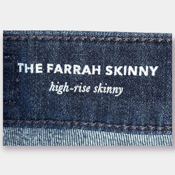 AG Adriano Goldschmied The Farrah Skinny High Rise Jeans Size 26 - Picture 5 of 7